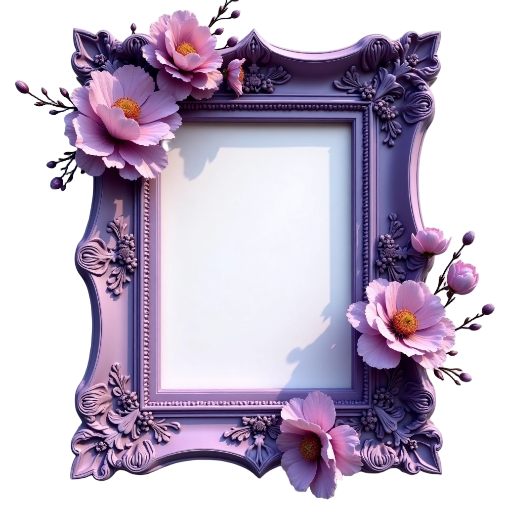 Elegant Floral Frame